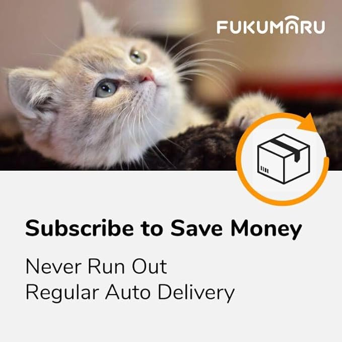 FUKUMARU Tofu Cat Litter, 100% Natural Ingredients Litter, Flushable, Dust Free, Quick Clumping, Lightweight, Low Tracking Cat Litter Pellets, Effective Odor Control, Unscented, 18 LBS (3 Packs)