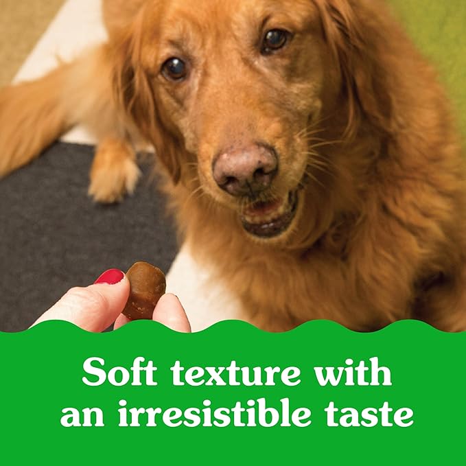 Greenies Pill Pockets for Dogs Small Size, Soft Dog Treats, with Real Peanut Butter, 3.2 oz. Pouch (30 Treats)