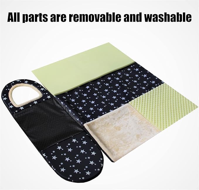 Cat Bed or Dog Bed,2 Ways to Use,Indoor Pet House with Fluffy Mat,Removable and Washable Cover,Splash-Proof House and Non-Slip Bottom,for Cats and Small Dogs(S Plaid & Gray)