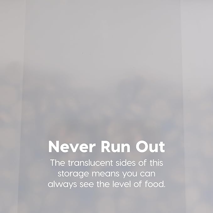 IRIS USA 67 quart Airtight Pet Food Container, Almond (300689)