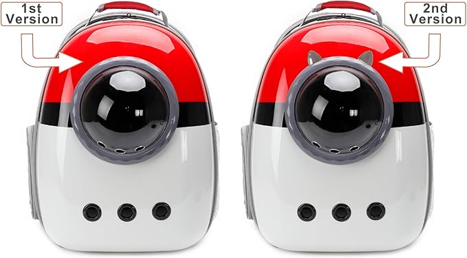 Back Expandable Cat Carrier Backpack for Cats Kitten Small Puppy, Airline Approved Cat Bubble Backpack, Space Capsule Astronaut Carrier