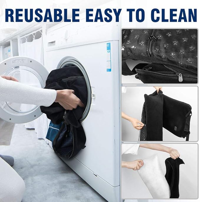 Dog Car Seat Pet Booster Seat Pet Travel Safety Car Seat,The Dog seat Made of Materials is Safe and Comfortable, and can be Disassembled for Easy Cleaning (Black)