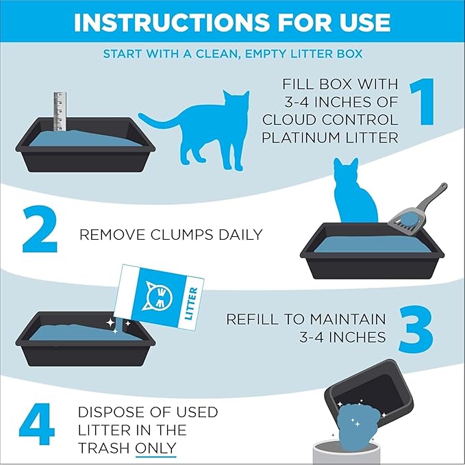 ARM & HAMMER Cloud Control Platinum Clumping Cat Litter Odor Control, 27.5 lbs.