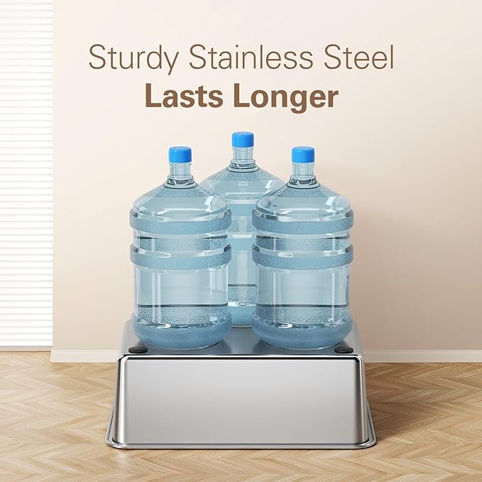 Zarler XXXL Stainless Steel Litter Box, Extra Large Cat Litter Boxes 27.8" L x 20" W x 12.9" H, Metal Litter Box with Lid for Multiple Cats, High Sided, Non-Sticky, Anti-Urine Leakage (Grey)