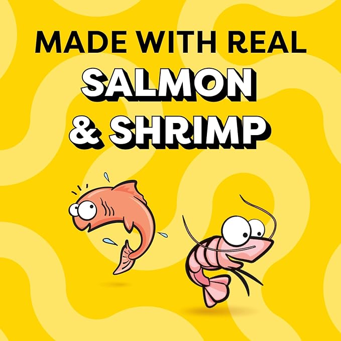 Temptations Creamy Puree Mix-Ups Squeezable Lickable Wet Cat Treats, Seafood Medley Flavor, 0.42 oz. Tubes, 4 Count, Pack of 11 (44 Total)