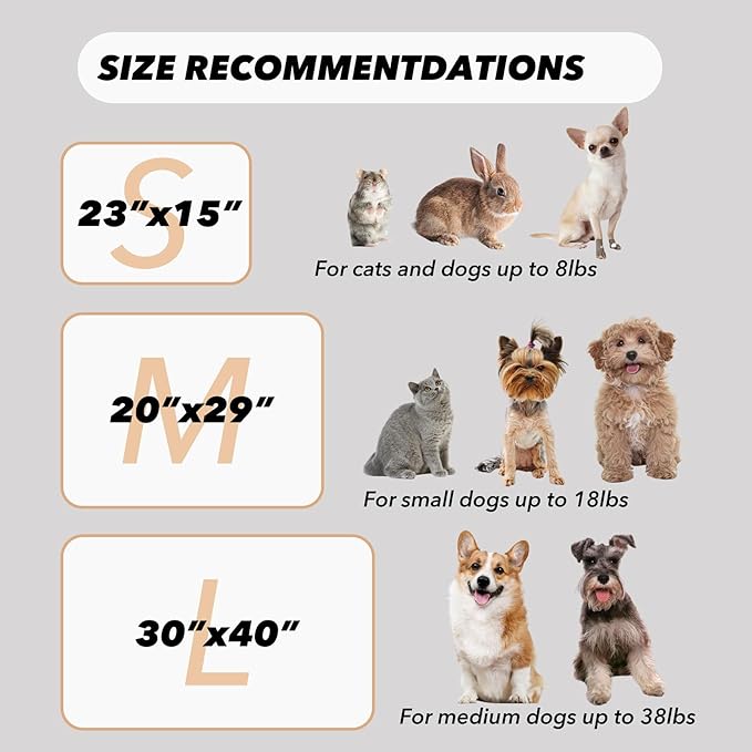 1 Pack 3 Puppy Dog Blankets Super Soft Warm Sleep Mat Fluffy Premium Fleece Pet Blanket Flannel Throw for Dog Puppy Cat - White Paw Print Large(40"x30")