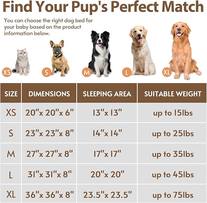 JOLLYVOGUE Calming Dog Bed Medium Size Dog, Anti-Anxiety Donut Medium Pet Bed, 27 inches Fluffy Faux Fur Round Cat Bed (Mint Green)