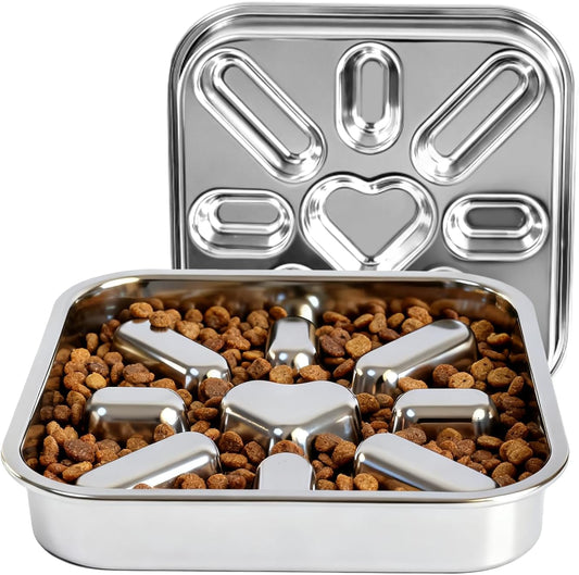 Slow Feeder Bowl – Healthy Eating Speed + Anti-Bloat Protection