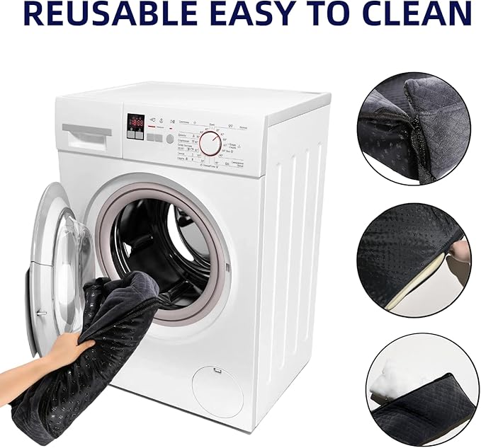 Luxury Dog Booster Seat - Safe & Comfortable Travel Bed for Small/Medium Dogs - Easy to Clean, Thickened Memory Foam Filling