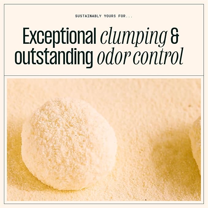 Sustainably Yours Cat Litter, Small-Grain Formula 10 lbs