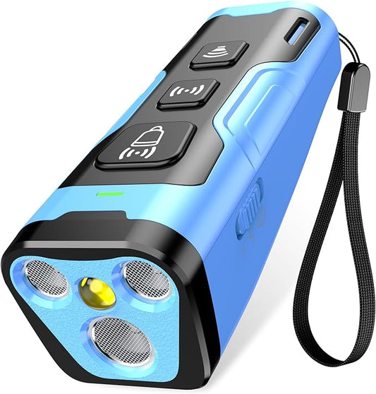 Dog Bark Deterrent Device, 3X Ultrasonic Anti Barking, 6 Training Modes 23 FT Range Barks No More Indoors Outdoors Behavior Correct Safe & Humane Rechargeable Compact Bark Control for Dogs