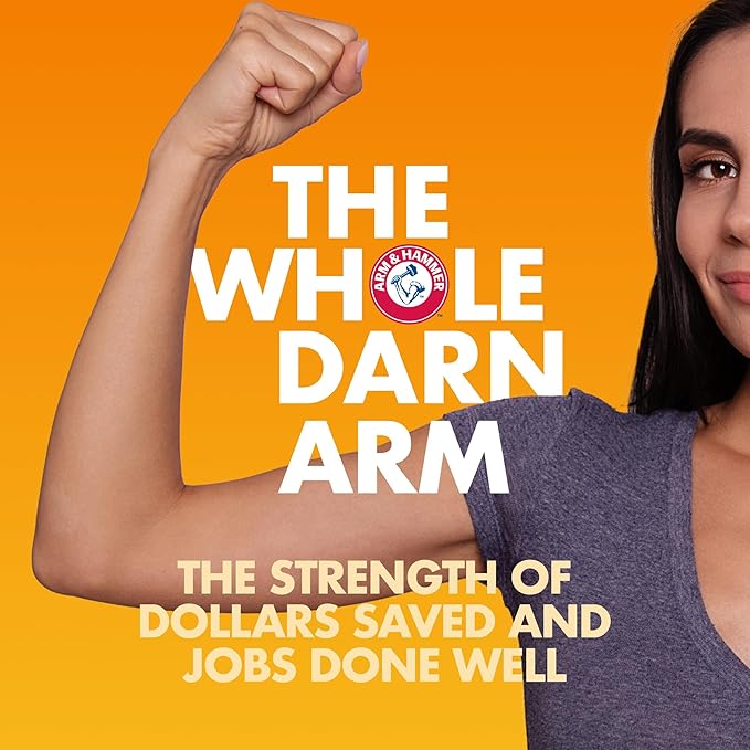 ARM & HAMMER Clump & Seal SLIDE Platinum Multi-Cat Clumping Cat Litter, 14-Day Odor Control, EZ Clean Technology, 18 lbs – No Scrubbing, Powerful Odor Eliminator