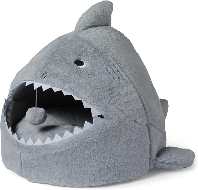 Amazon Basics Cat House Shark Shape