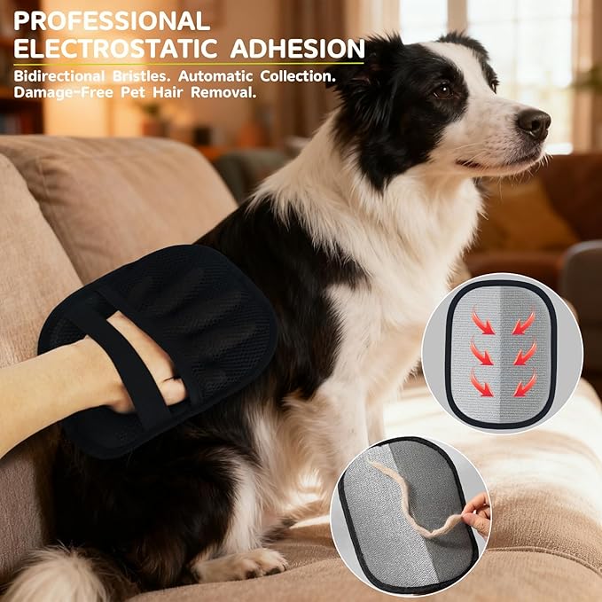 4PCS Pet Grooming Tools Dog Brush | Pet Grooming Rake | Dog Hair Remover | Dog Shampoo Brush 4-in-1 Pet Grooming Kit Suitable for detangling, Hair Removal, Bathing, and Massage