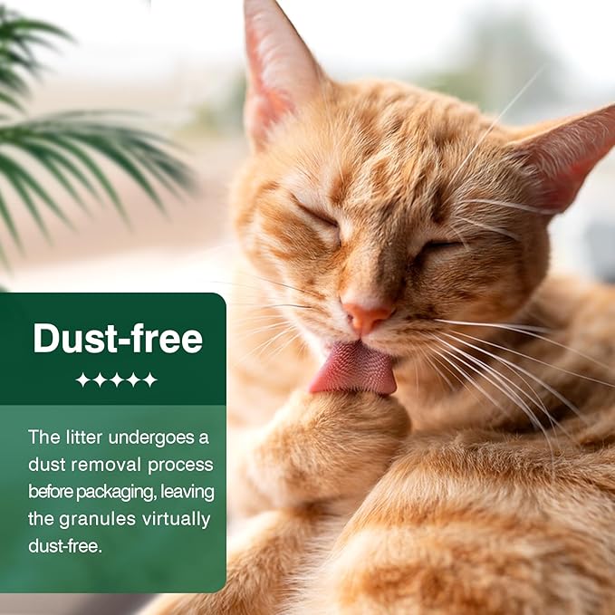 Cat Litter Pellets 18 lbs, Generic Litter Pellets Refills Exclusively for Dual-Layer Litter Box Systems, Dehydrating, Zeolite, Long-Lasting Odor Control Non-climping, Not Low-Tracking