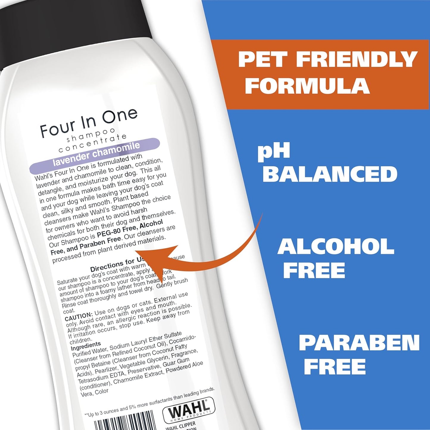 Wahl 4-in-1 Calming Dog Shampoo — Lavender & Chamomile, 24oz | FetchMart