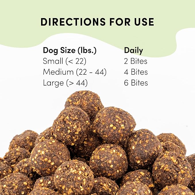 Crumps’ Naturals Gutsy-Balance Bites 10oz/284g, Dog Treats,Supplements (Pack of 2)