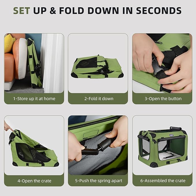 Petprsco Large Cat Carrier for 2 Cats Small Medium Dogs, Soft Pet Carrier 24x17x17 for Traveling with Warm Blanket Foldable Bowl and Washable Pad