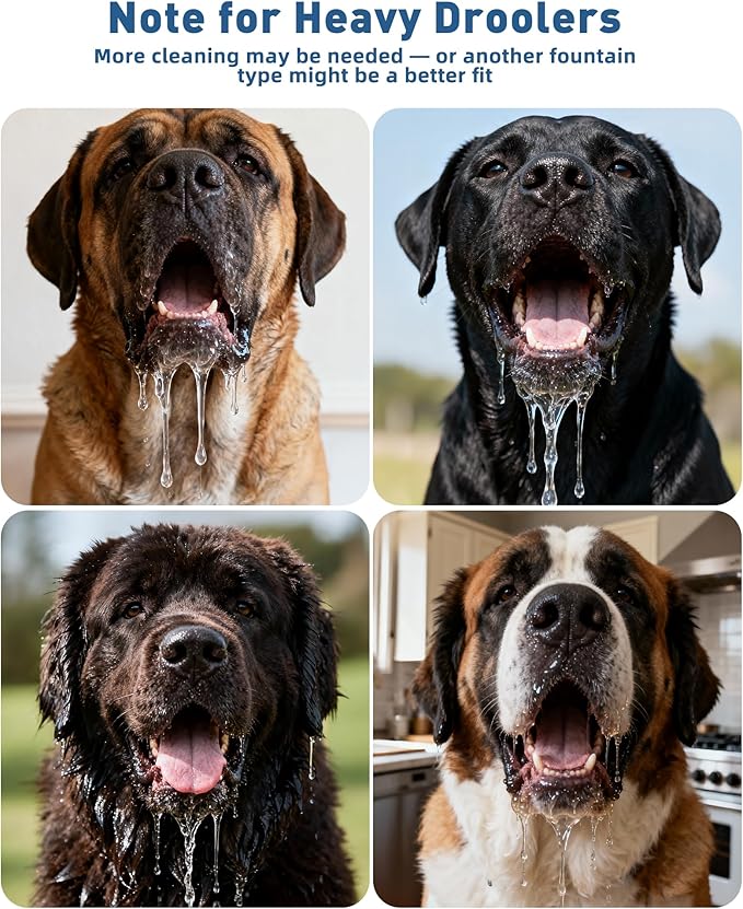 Large Dog Water Fountain Stainless Steel,3 Gallon Extra Big Pet Water Fountain for Large Dogs with 4 Filters,Automatic Dog Bowl Dispenser,Easy to Clean,Quiet Pump