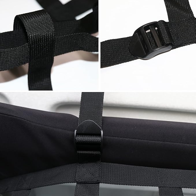 BESTAOO Pet Net Vehicle Safety Mesh Dog Barrier for Jeep Wrangler JK JL 4-Door 2007-2025, Fits Behind Rear Seat, Suitable for Medium, Large Pets, Easy to Install