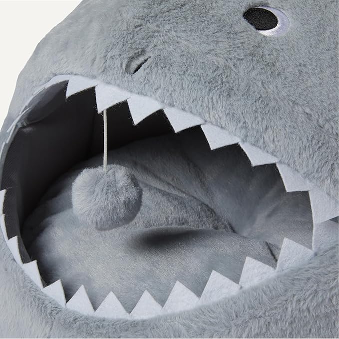 Amazon Basics Cat House Shark Shape