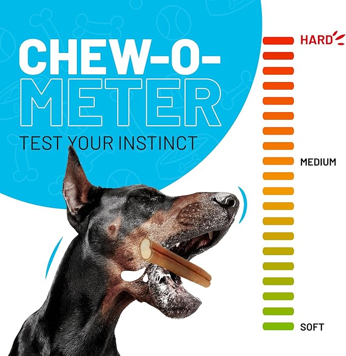 Sitka Farms Bully Sticks, Long Lasting Natural Dog Chews, 6 Inch – 40 Count