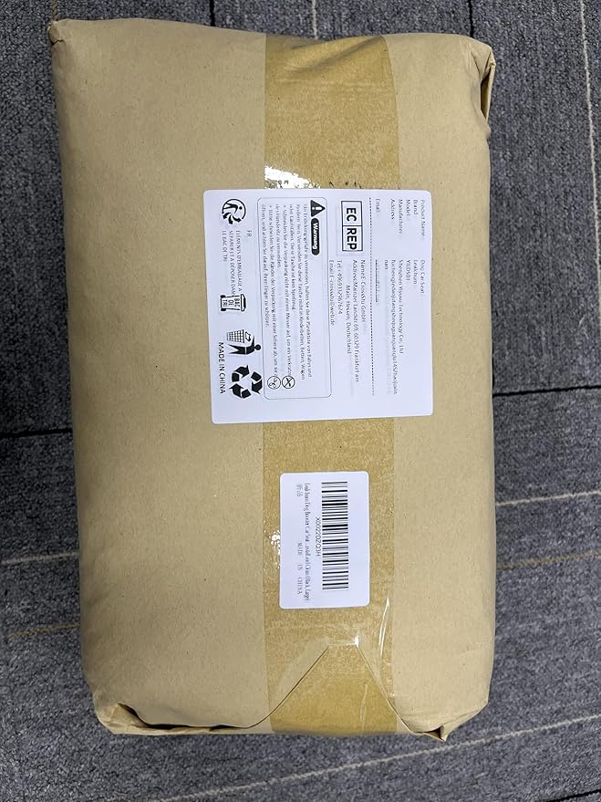 Large Dog Car Seat,Memory Foam Cushion Car Seat for 2 Small Dogs,Comfy Car Dog Bed with Side Pocket and 2 Clip-On Safety Leashes,Easy to Install Cars Seat for Dogs(Black, Large)