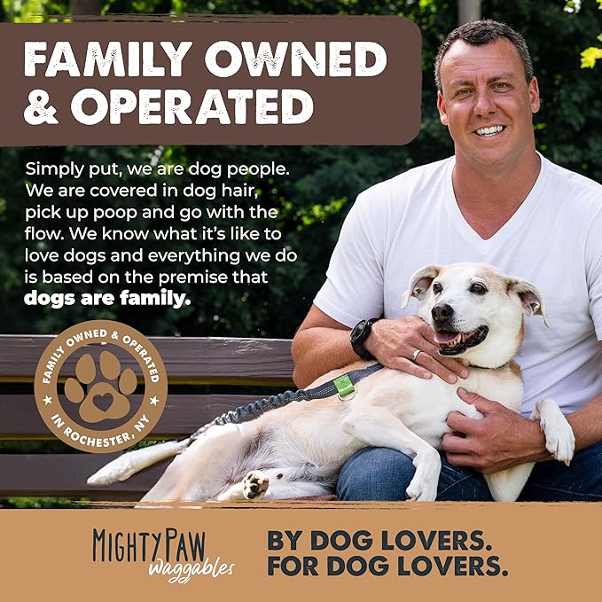 Mighty Paw Naturals Bully Sticks for Small & Medium Dogs - Grass Fed Beef Chews. Bully Sticks for Large Dogs. Lower Odor Stick Treat. Single Ingredient (6" - 10 Pack)