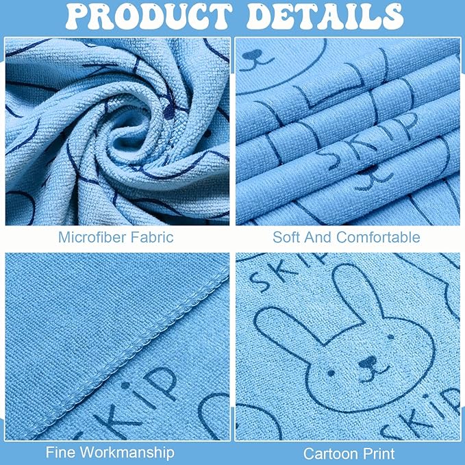 Peryiter 8 Pcs Dog Drying Towels Bulk 55'' x 28'' Pet Grooming Absorbent Microfiber Dog Bath Towels Quick Drying Puppy Bathing Towel for Small Medium Large Cats Pets Bathing Grooming(Blue)