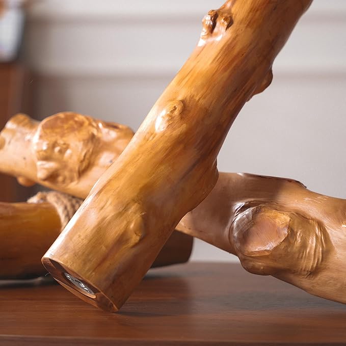 68 Inch Tall Mid Century Modern Solid Wood Cat Tree Tower for Indoor Cats Large Adult, Sturdy Heavy-Duty Cat Condo with Scratching Post, Perch, Scratcher, Platform, Cozy Hideaway (Brown, 68“H)